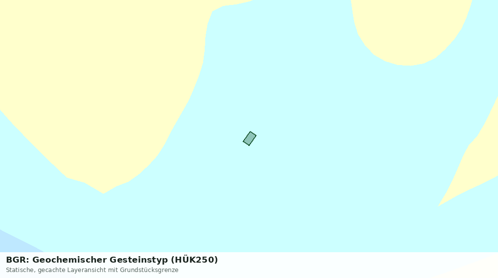 Statische Kartenansicht: BGR: Geochemischer Gesteinstyp (HÜK250)