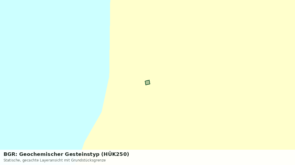 Statische Kartenansicht: BGR: Geochemischer Gesteinstyp (HÜK250)