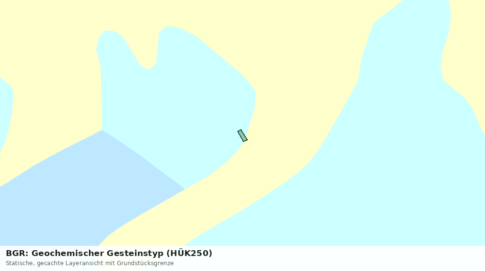 Statische Kartenansicht: BGR: Geochemischer Gesteinstyp (HÜK250)