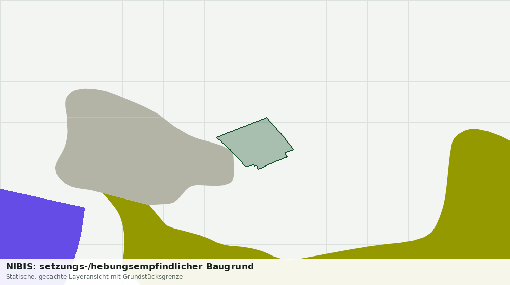 Statische Kartenansicht: NIBIS: setzungs-/hebungsempfindlicher Baugrund