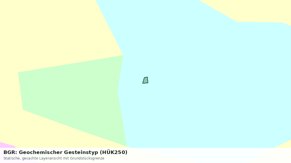 Statische Kartenansicht: BGR: Geochemischer Gesteinstyp (HÜK250)