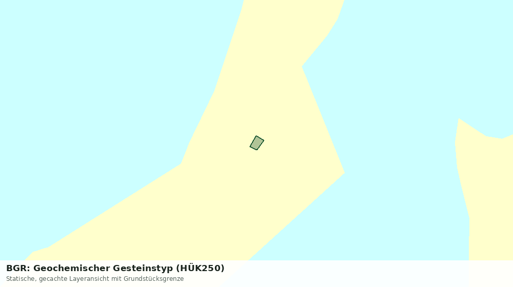 Statische Kartenansicht: BGR: Geochemischer Gesteinstyp (HÜK250)