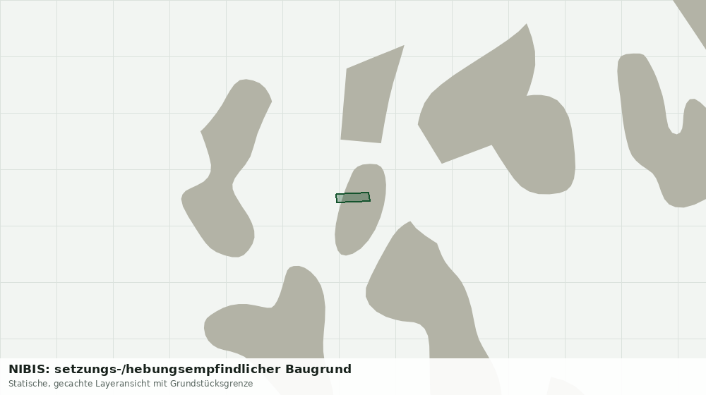 Statische Kartenansicht: NIBIS: setzungs-/hebungsempfindlicher Baugrund