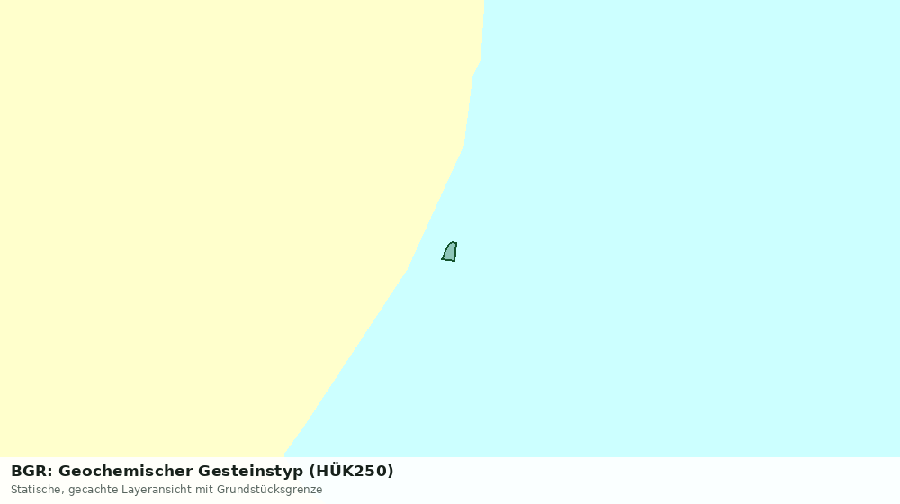 Statische Kartenansicht: BGR: Geochemischer Gesteinstyp (HÜK250)