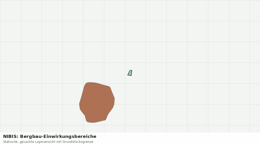 Statische Kartenansicht: NIBIS: Bergbau-Einwirkungsbereiche
