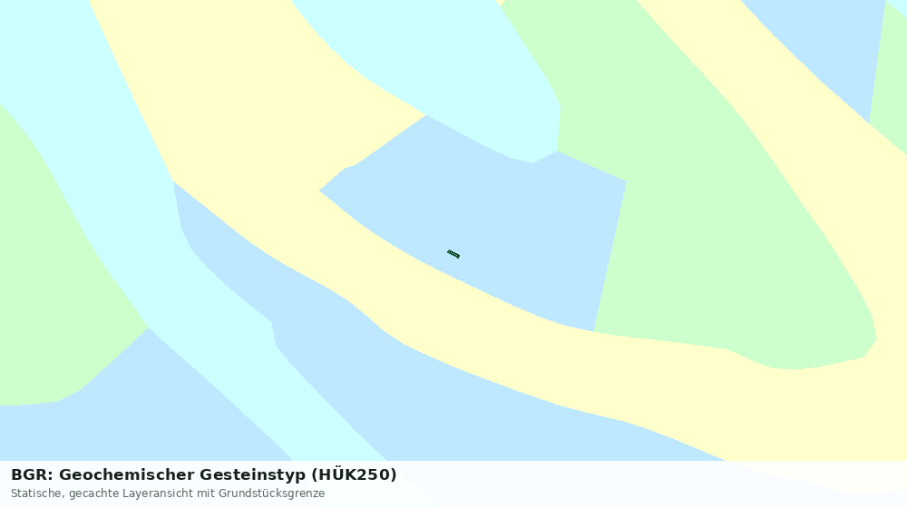 Statische Kartenansicht: BGR: Geochemischer Gesteinstyp (HÜK250)
