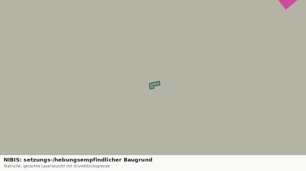 Statische Kartenansicht: NIBIS: setzungs-/hebungsempfindlicher Baugrund