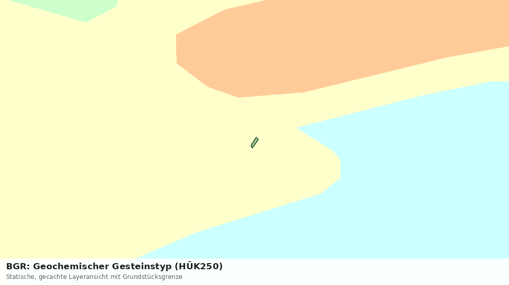 Statische Kartenansicht: BGR: Geochemischer Gesteinstyp (HÜK250)