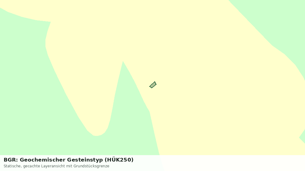 Statische Kartenansicht: BGR: Geochemischer Gesteinstyp (HÜK250)