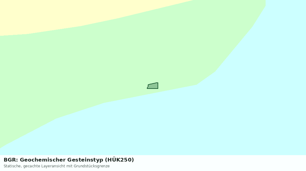 Statische Kartenansicht: BGR: Geochemischer Gesteinstyp (HÜK250)