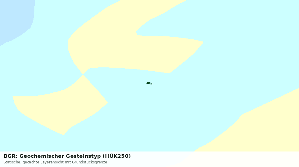 Statische Kartenansicht: BGR: Geochemischer Gesteinstyp (HÜK250)
