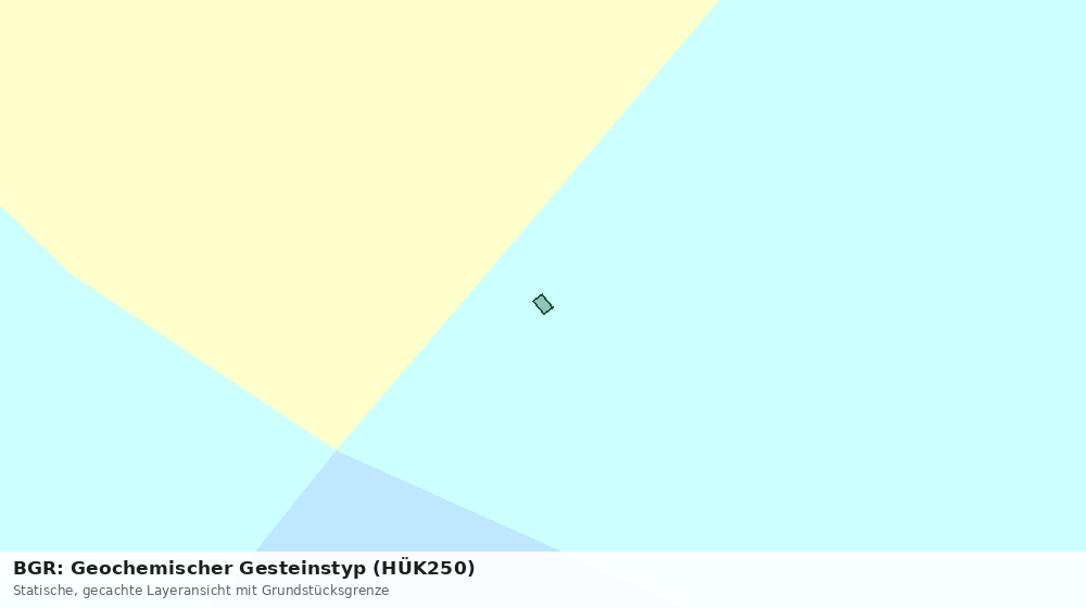 Statische Kartenansicht: BGR: Geochemischer Gesteinstyp (HÜK250)