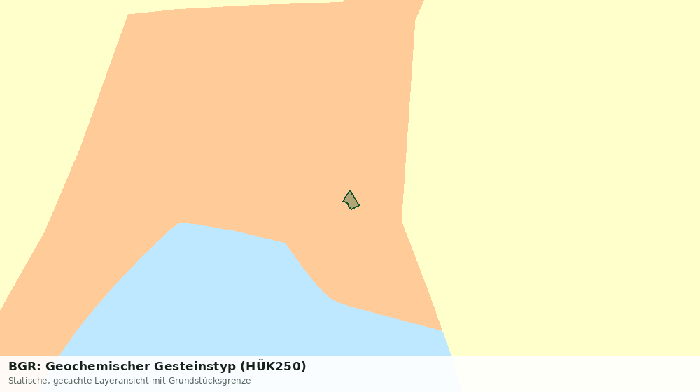 Statische Kartenansicht: BGR: Geochemischer Gesteinstyp (HÜK250)