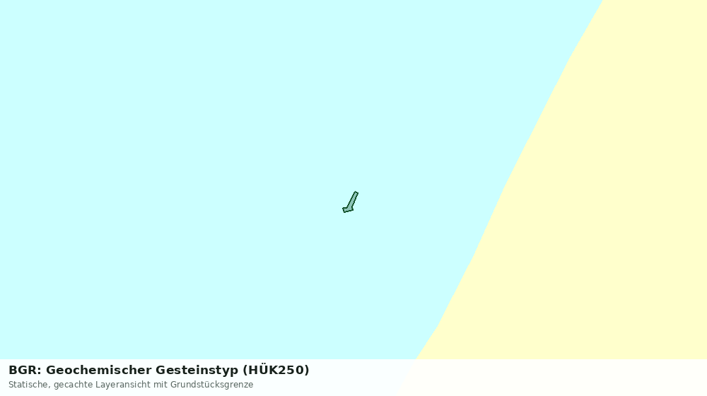 Statische Kartenansicht: BGR: Geochemischer Gesteinstyp (HÜK250)