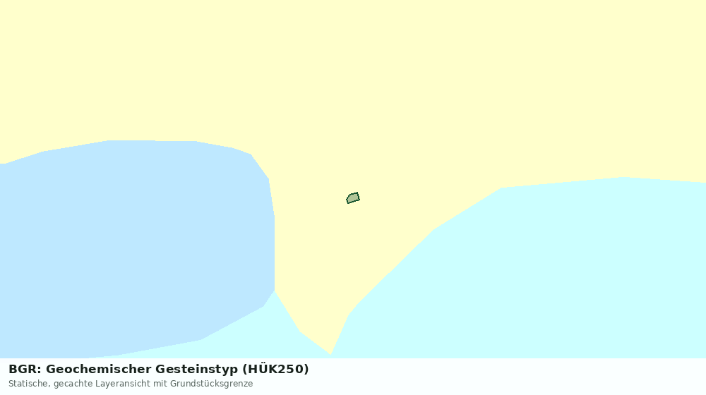 Statische Kartenansicht: BGR: Geochemischer Gesteinstyp (HÜK250)