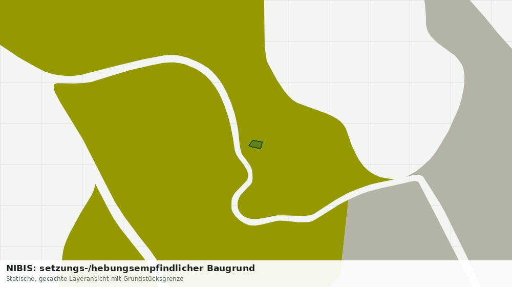 Statische Kartenansicht: NIBIS: setzungs-/hebungsempfindlicher Baugrund