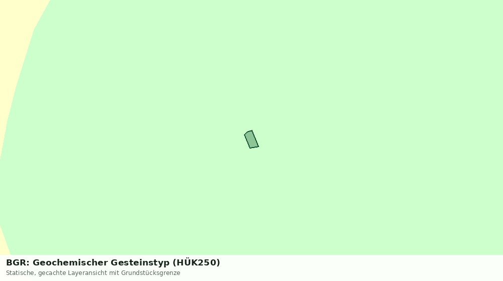 Statische Kartenansicht: BGR: Geochemischer Gesteinstyp (HÜK250)