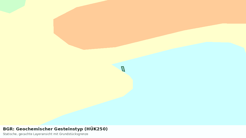 Statische Kartenansicht: BGR: Geochemischer Gesteinstyp (HÜK250)