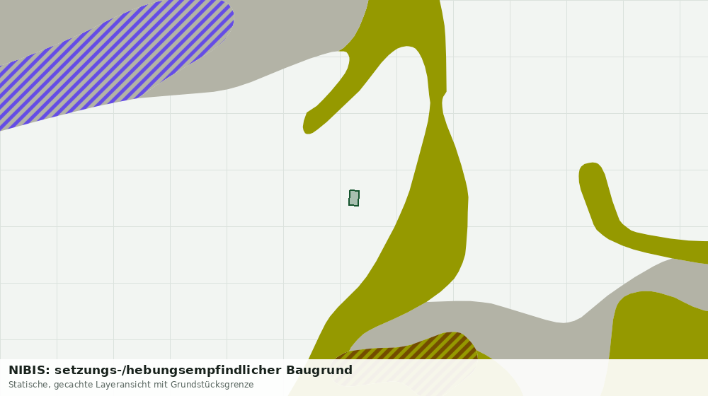 Statische Kartenansicht: NIBIS: setzungs-/hebungsempfindlicher Baugrund