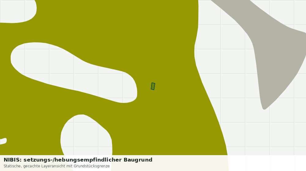 Statische Kartenansicht: NIBIS: setzungs-/hebungsempfindlicher Baugrund