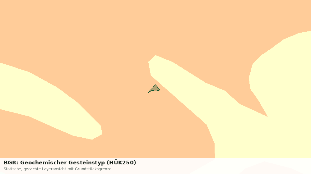 Statische Kartenansicht: BGR: Geochemischer Gesteinstyp (HÜK250)