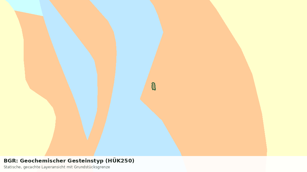 Statische Kartenansicht: BGR: Geochemischer Gesteinstyp (HÜK250)