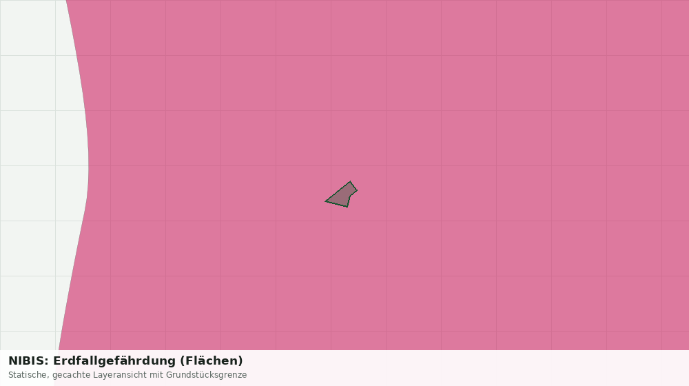 Statische Kartenansicht: NIBIS: Erdfallgefährdung (Flächen)