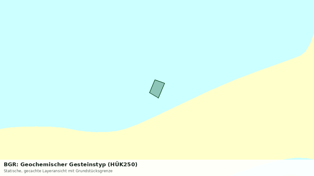 Statische Kartenansicht: BGR: Geochemischer Gesteinstyp (HÜK250)