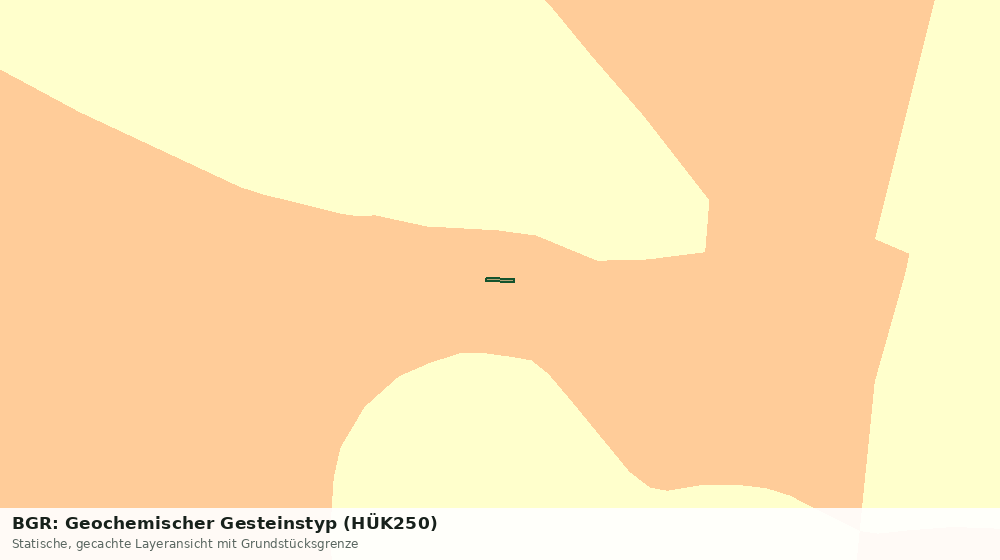 Statische Kartenansicht: BGR: Geochemischer Gesteinstyp (HÜK250)