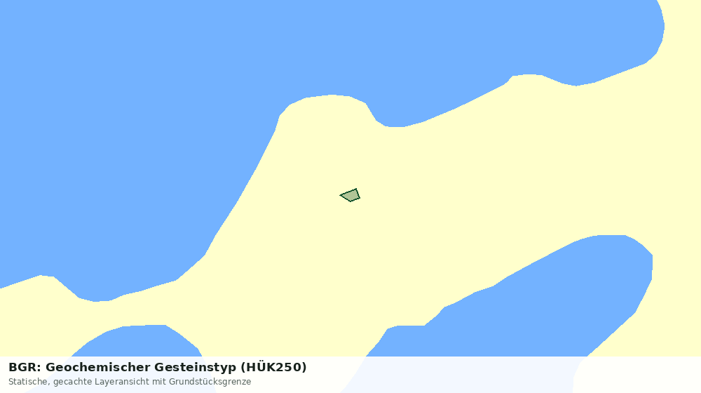 Statische Kartenansicht: BGR: Geochemischer Gesteinstyp (HÜK250)