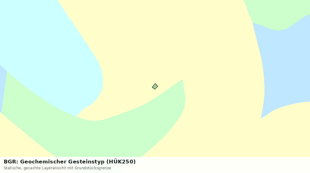 Statische Kartenansicht: BGR: Geochemischer Gesteinstyp (HÜK250)