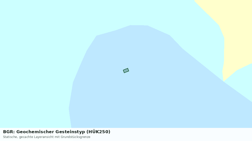 Statische Kartenansicht: BGR: Geochemischer Gesteinstyp (HÜK250)
