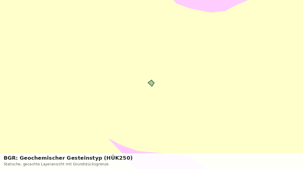 Statische Kartenansicht: BGR: Geochemischer Gesteinstyp (HÜK250)