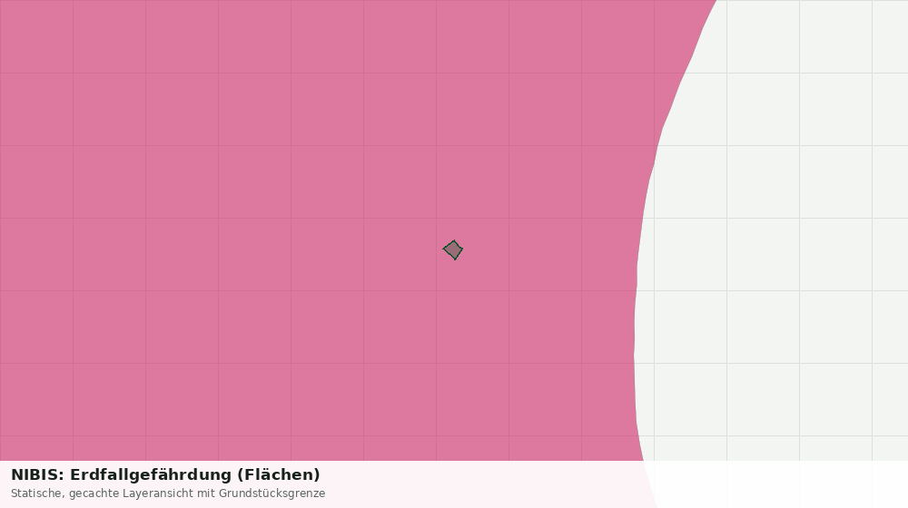 Statische Kartenansicht: NIBIS: Erdfallgefährdung (Flächen)