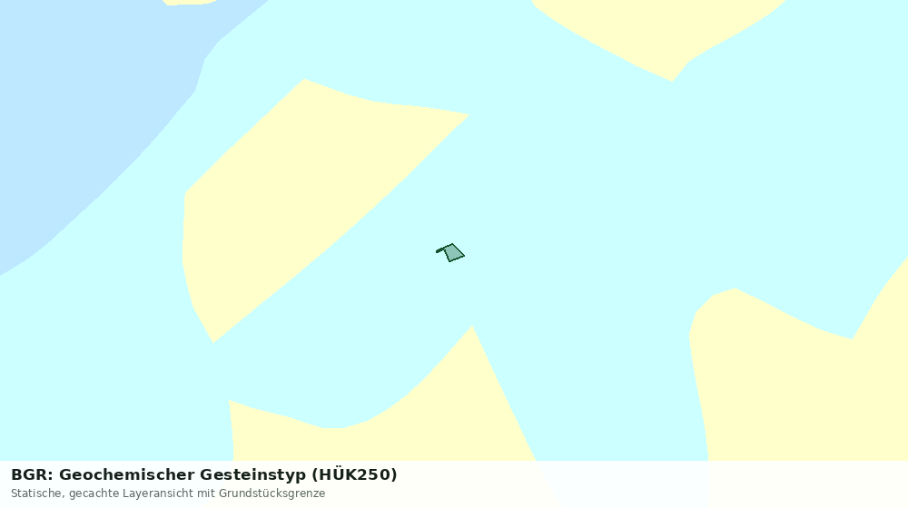 Statische Kartenansicht: BGR: Geochemischer Gesteinstyp (HÜK250)
