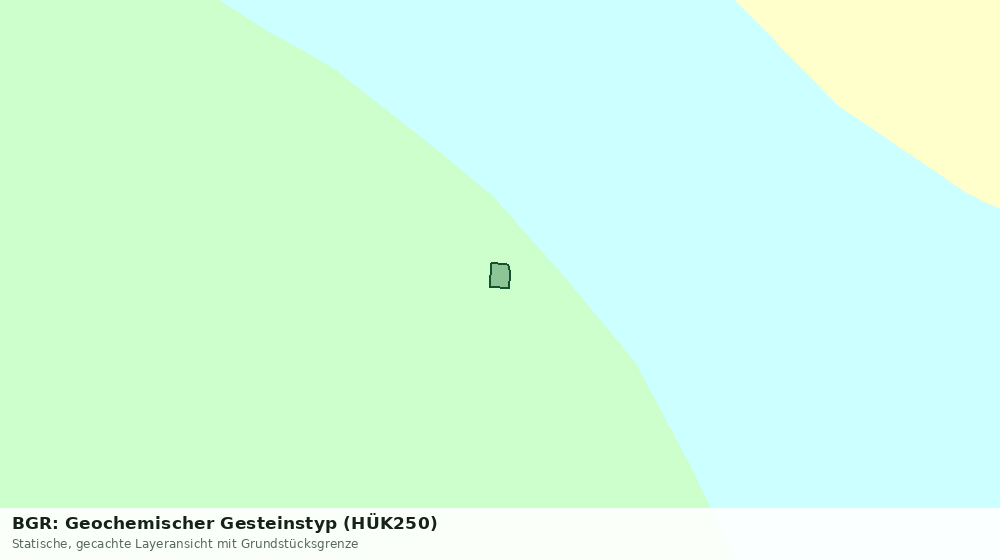 Statische Kartenansicht: BGR: Geochemischer Gesteinstyp (HÜK250)