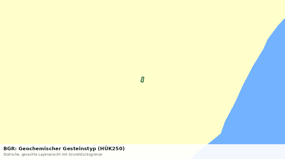 Statische Kartenansicht: BGR: Geochemischer Gesteinstyp (HÜK250)