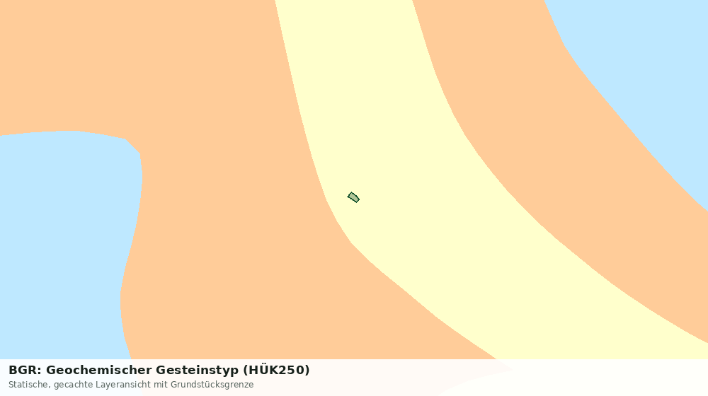 Statische Kartenansicht: BGR: Geochemischer Gesteinstyp (HÜK250)