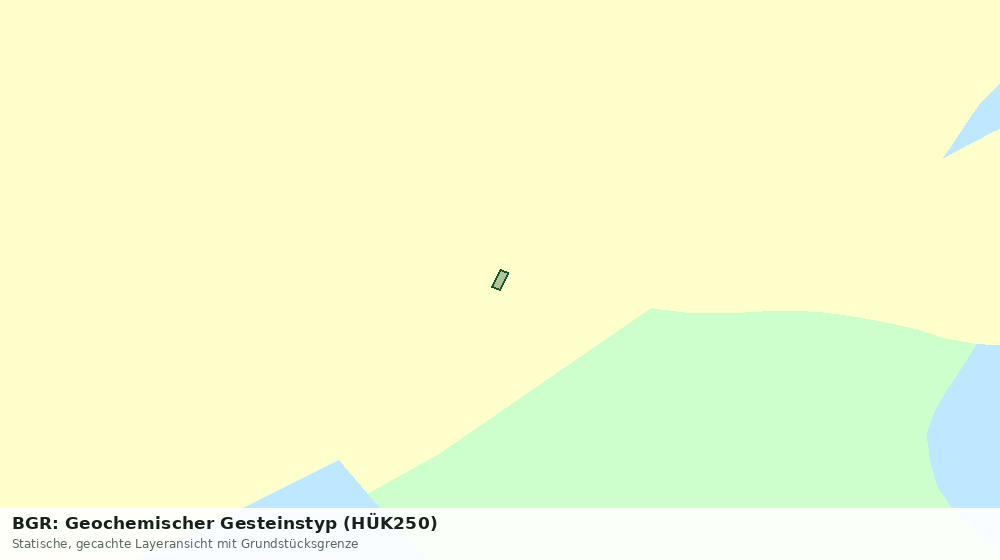 Statische Kartenansicht: BGR: Geochemischer Gesteinstyp (HÜK250)