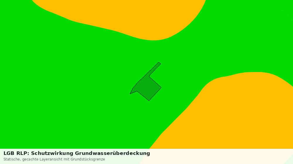 Statische Kartenansicht: LGB RLP: Schutzwirkung Grundwasserüberdeckung