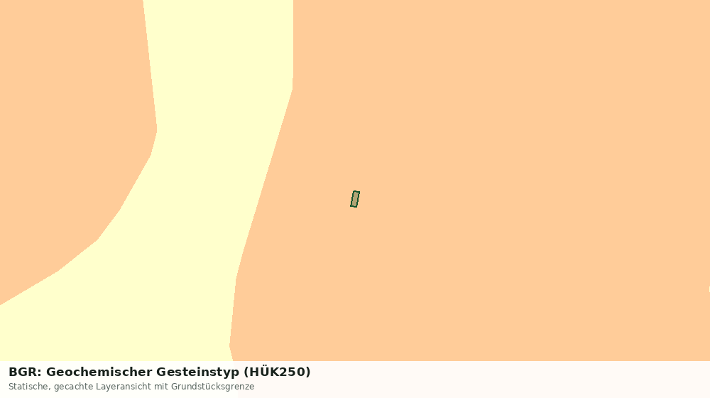 Statische Kartenansicht: BGR: Geochemischer Gesteinstyp (HÜK250)