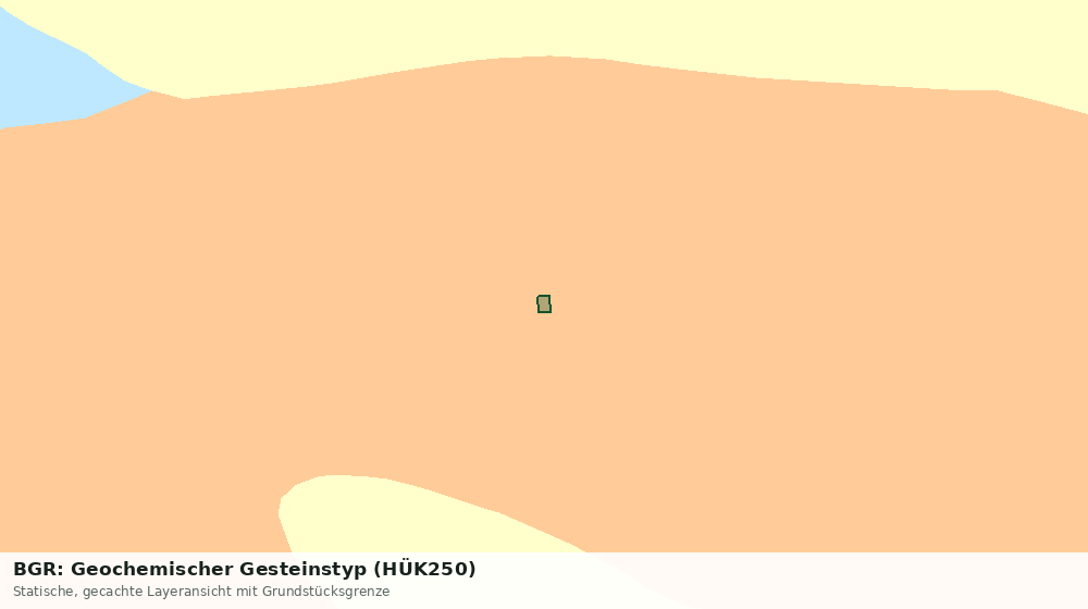 Statische Kartenansicht: BGR: Geochemischer Gesteinstyp (HÜK250)