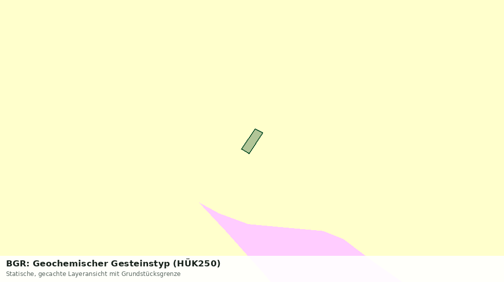 Statische Kartenansicht: BGR: Geochemischer Gesteinstyp (HÜK250)