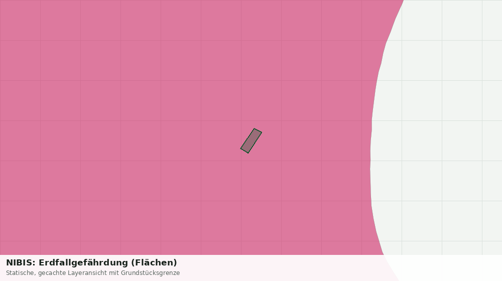 Statische Kartenansicht: NIBIS: Erdfallgefährdung (Flächen)