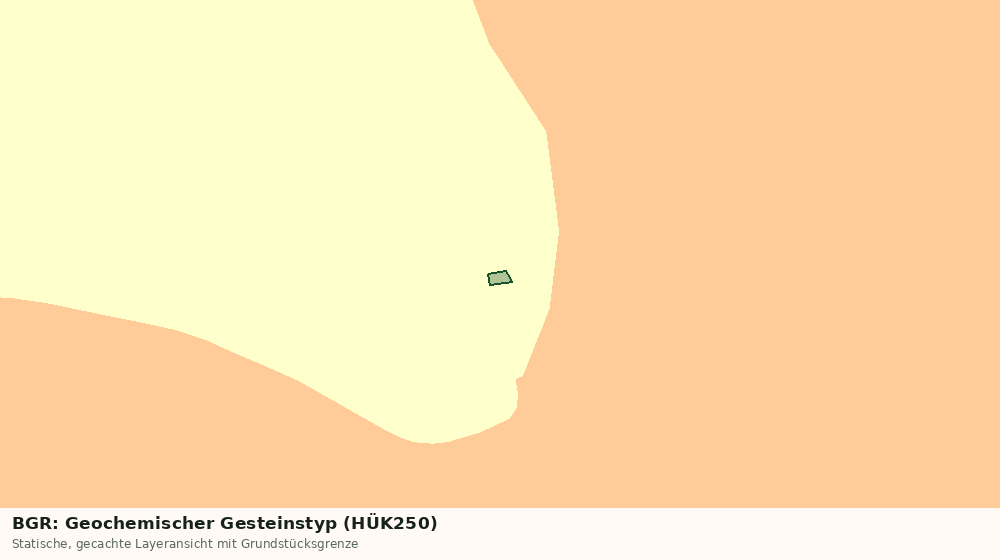 Statische Kartenansicht: BGR: Geochemischer Gesteinstyp (HÜK250)