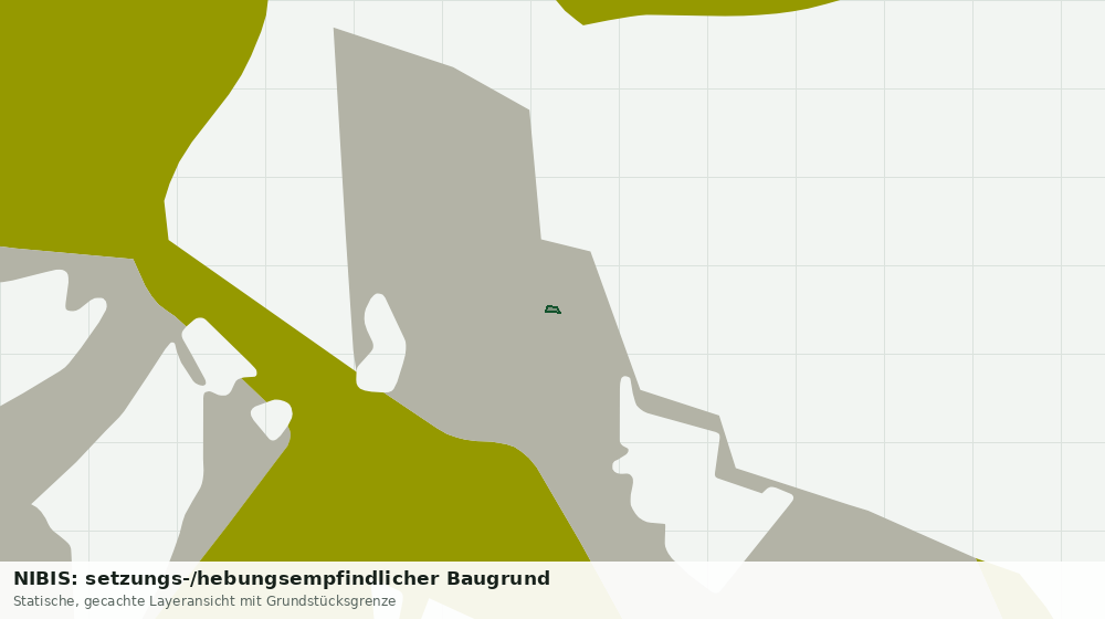 Statische Kartenansicht: NIBIS: setzungs-/hebungsempfindlicher Baugrund