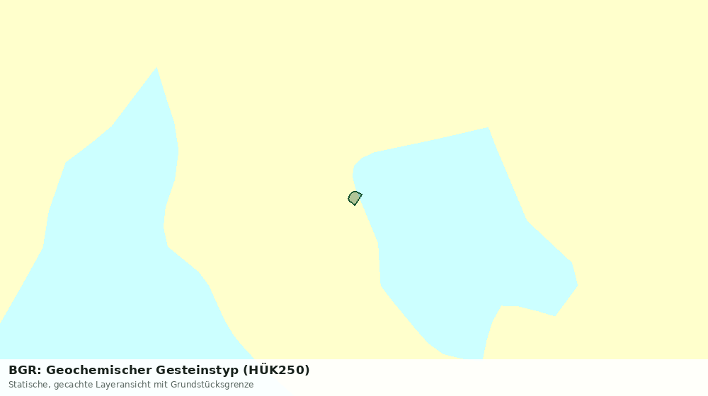 Statische Kartenansicht: BGR: Geochemischer Gesteinstyp (HÜK250)