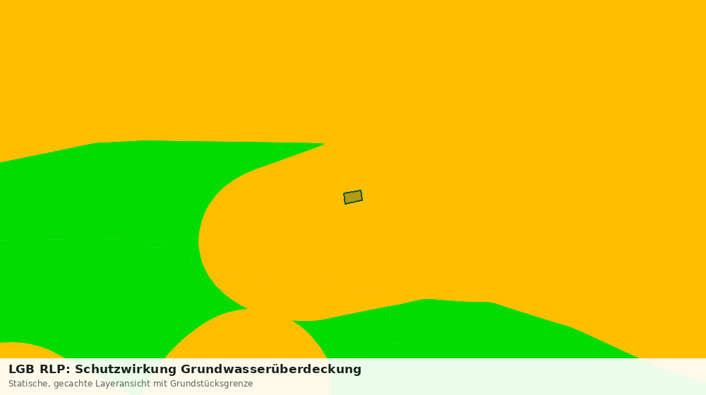Statische Kartenansicht: LGB RLP: Schutzwirkung Grundwasserüberdeckung