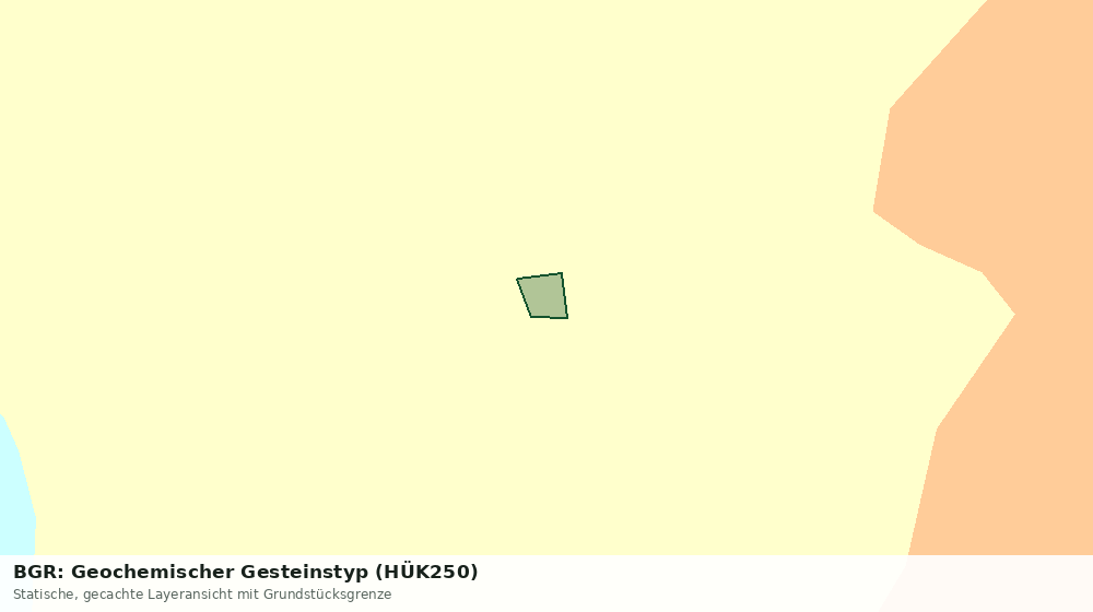 Statische Kartenansicht: BGR: Geochemischer Gesteinstyp (HÜK250)