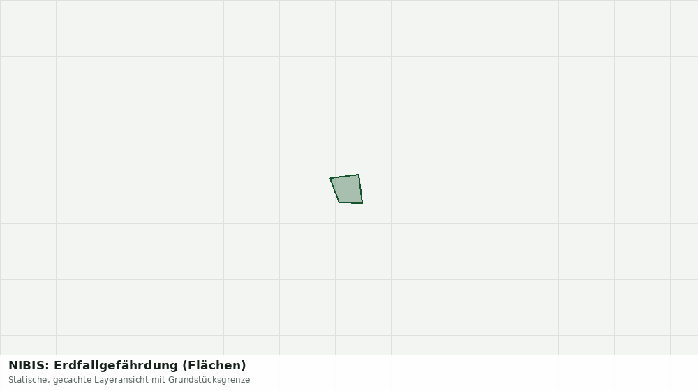 Statische Kartenansicht: NIBIS: Erdfallgefährdung (Flächen)